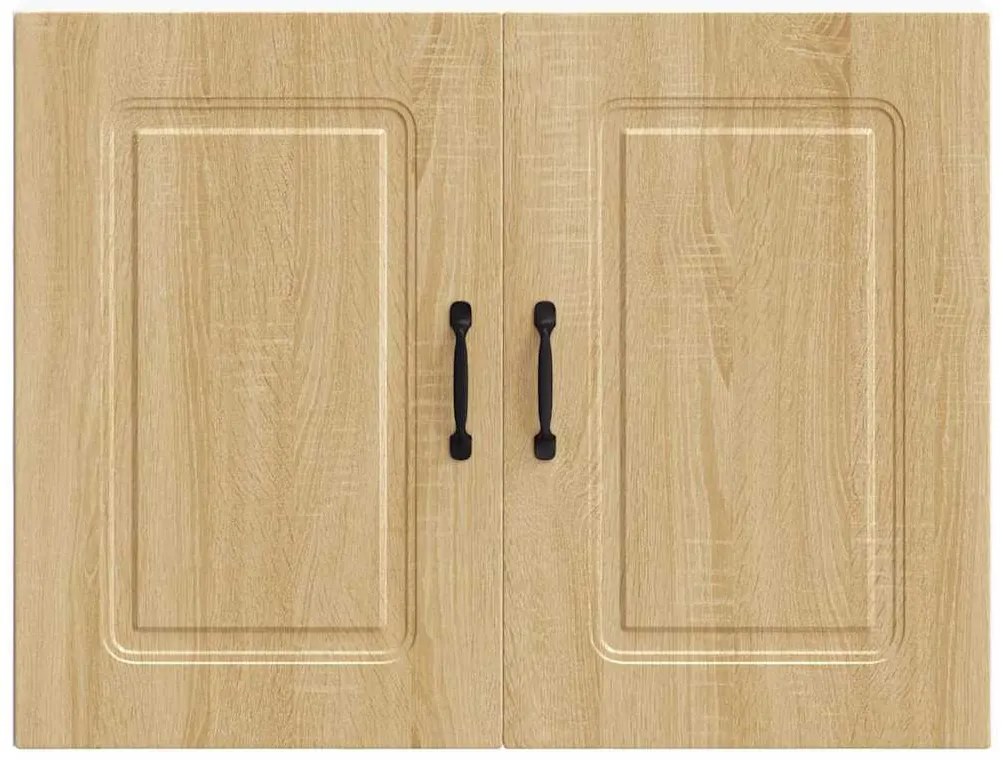 ντουλάπι τοίχου κουζίνας "Kalmar" Sonoma Oak Engineered Wood - Καφέ
