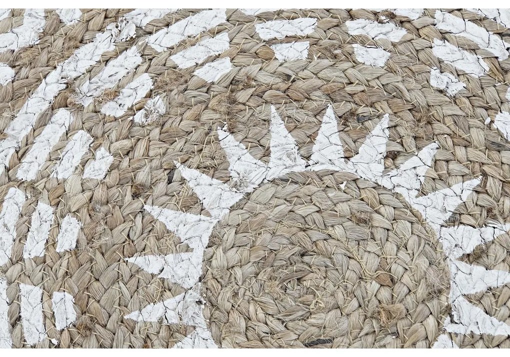 Χαλί DKD Home Decor Καφέ Mandala (200 x 200 x 0,75 cm)