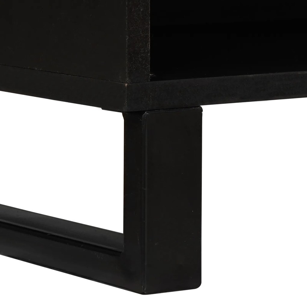 vidaXL Ντουλάπι Τηλεόρασης 80x31.5x46 cm Μασίφ Ξύλο Μανγκό&Μηχανικώς Κατασκευασμένο Ξύλο