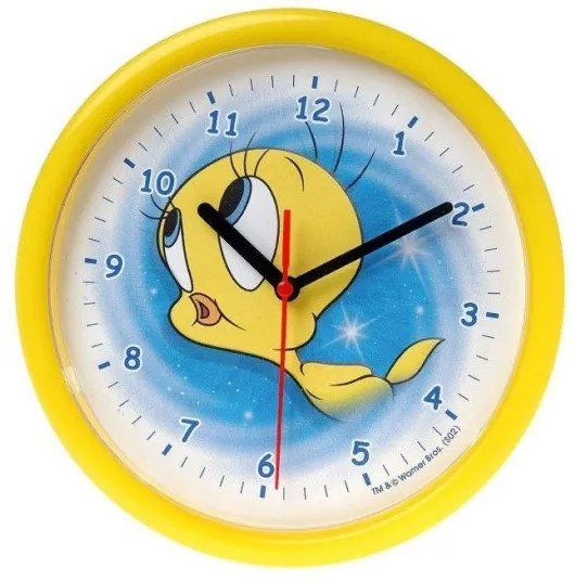 Ρολόι Τοίχου Tweety H090 Ango Dalber-H090-Κίτρινο H090