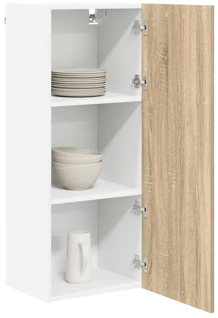 vidaXL Κρεμαστό ντουλάπι με αποθήκευση Δρύς Sonoma 40 x 31 x 100 εκ.