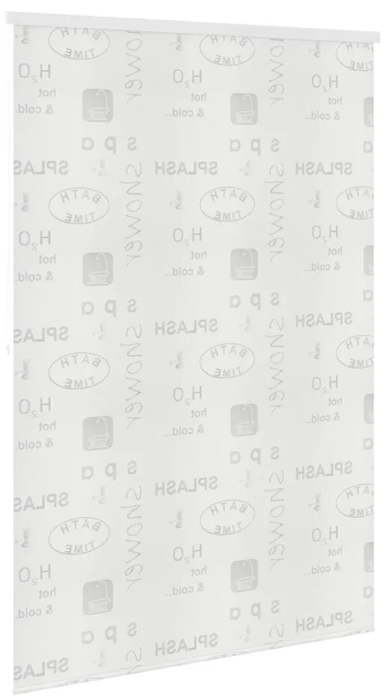 vidaXL Κουρτίνα Μπάνιου Ρολό Σχέδιο Πιτσιλιά 160 x 240 εκ.