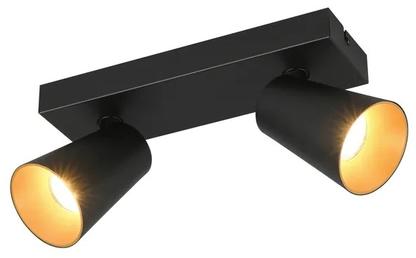 Φωτιστικό Σποτ Trio Lighting SHARP 817100232 Μαύρο Ματ (Black Mat)