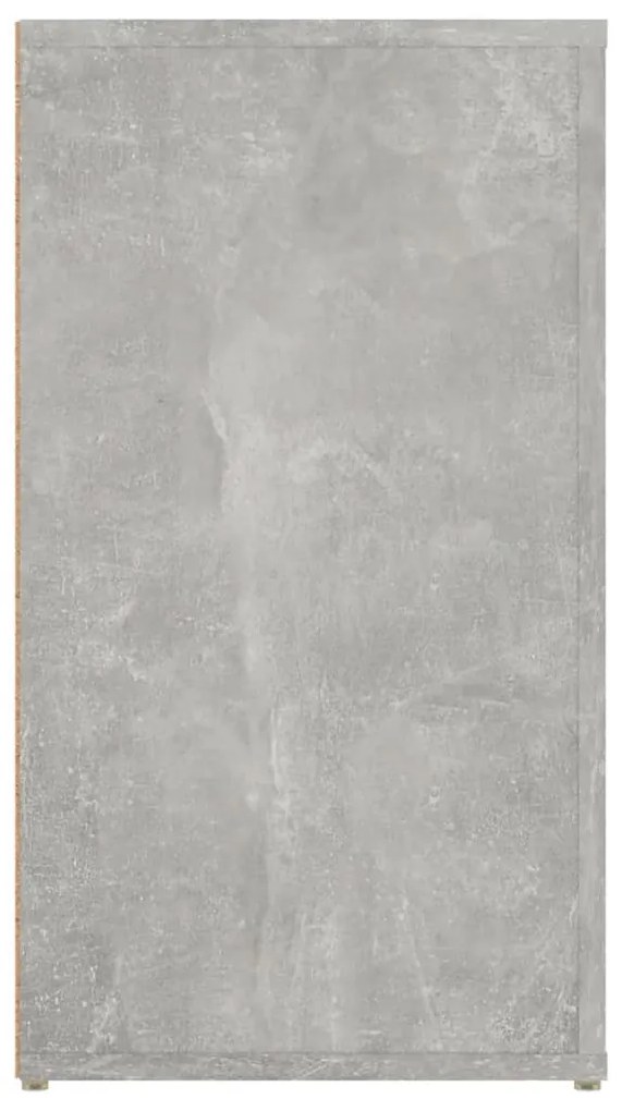 vidaXL Ντουλάπι Γκρι Σκυροδέματος 100x33x59,5 εκ. Επεξεργασμένο Ξύλο