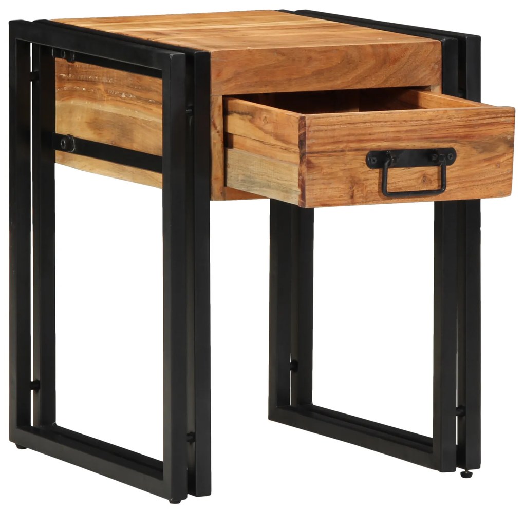 vidaXL Τραπέζι Ξύλινο 40x40x50 εκ. Μασίφ Ακακία