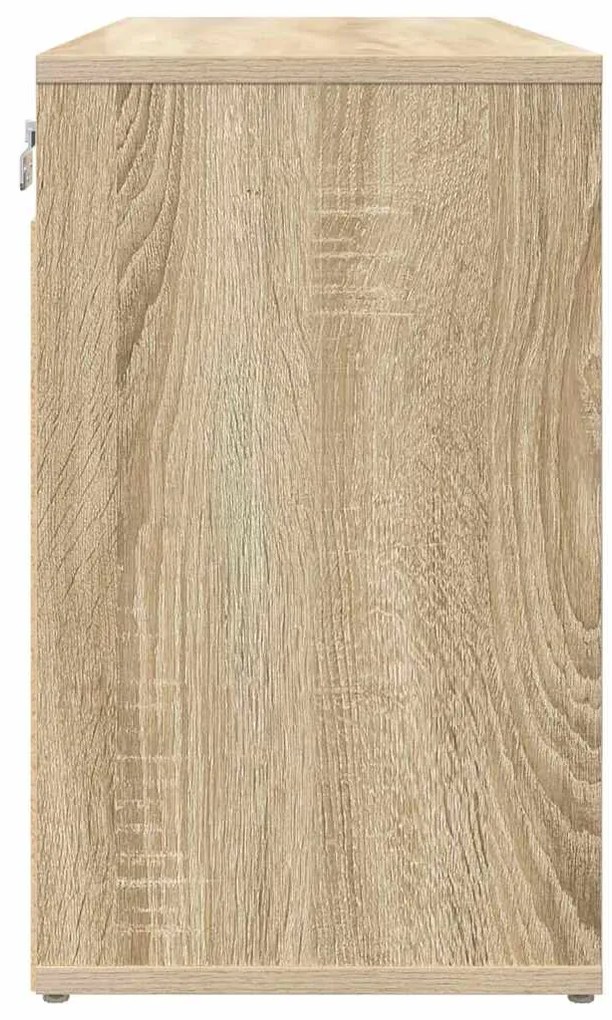 vidaXL Παπουτσοθήκη Sonoma Δρυς 77.5 x 30 x 51 εκ. Επεξεργασμένο ξύλο