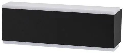 Απλίκα Φωτιστικό Τοίχου LED 10W Μαύρο 3000K IP54 Up Down Nikita 145-82094 Eurolamp-145-82094-Μαύρο 145-82094