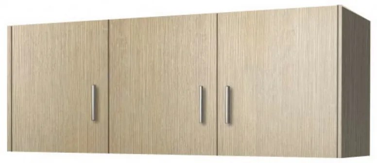 Intrahome Πατάρι ντουλάπας τρίφυλλο σε χρώμα δρυς 110x50x60 Intrahomesa-00652697