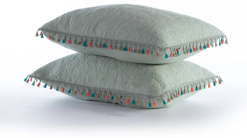 Σετ Μαξιλαροθήκες Illyria Chaki 2x(52x72) - Nef-Nef Homeware