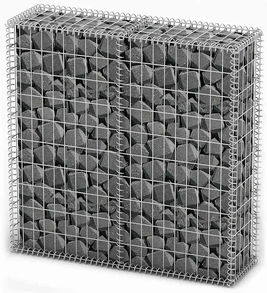 vidaXL Συρματοκιβώτιο 100 x 100 x 30 εκ. Γαλβανισμένο Σύρμα με Καπάκια