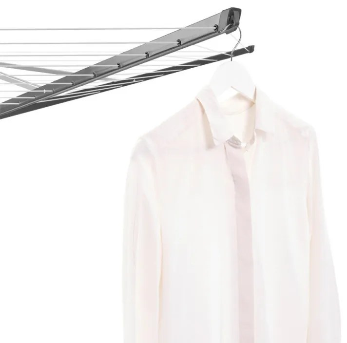 Brabantia Lift-O-Matic outdoor space 1003464, 50 m, Ρυθμιζόμενο ύψος, Μεταλλικό καρφί, Ανθεκτικό στη διάβρωση, Μαύρο