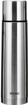 BRUNO θερμός BRN-0069, με καπάκι-κύπελλο, anti-slip, 1000ml, ασημί