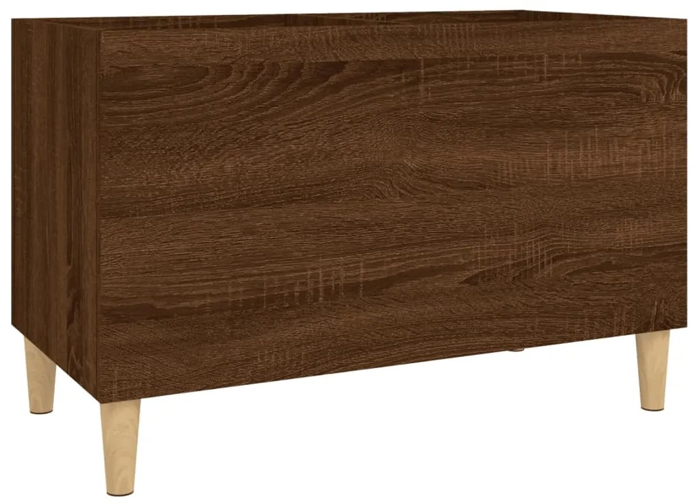 vidaXL Δισκοθήκη Καφέ Δρυς 74,5 x 38 x 48 εκ. από Επεξεργασμένο Ξύλο
