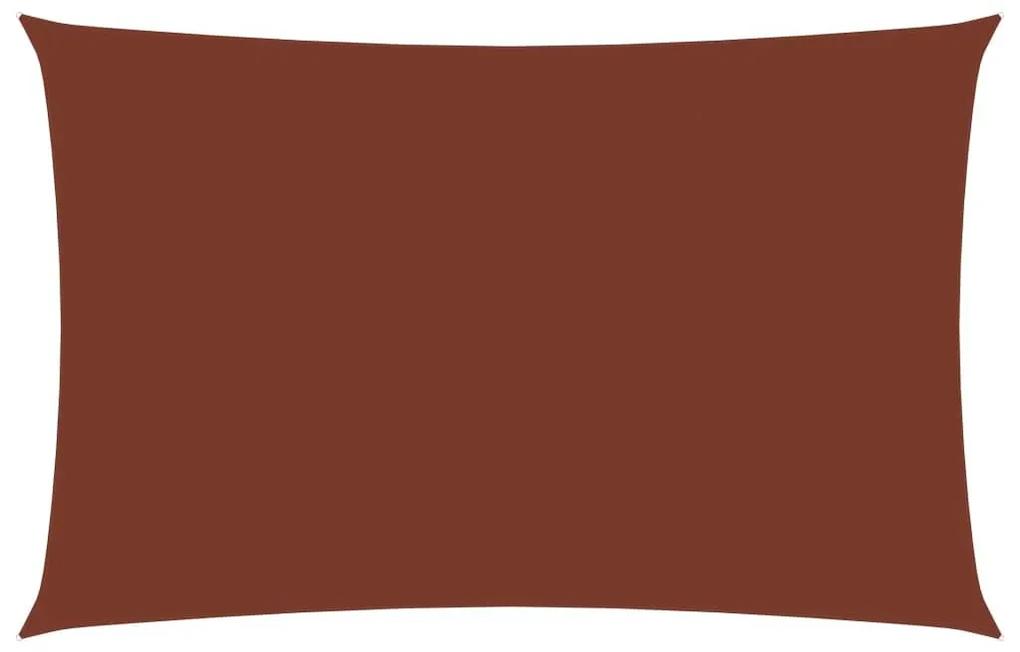 Πανί Σκίασης Ορθογώνιο Τερακότα 3 x 6 μ. από Ύφασμα Oxford - Καφέ