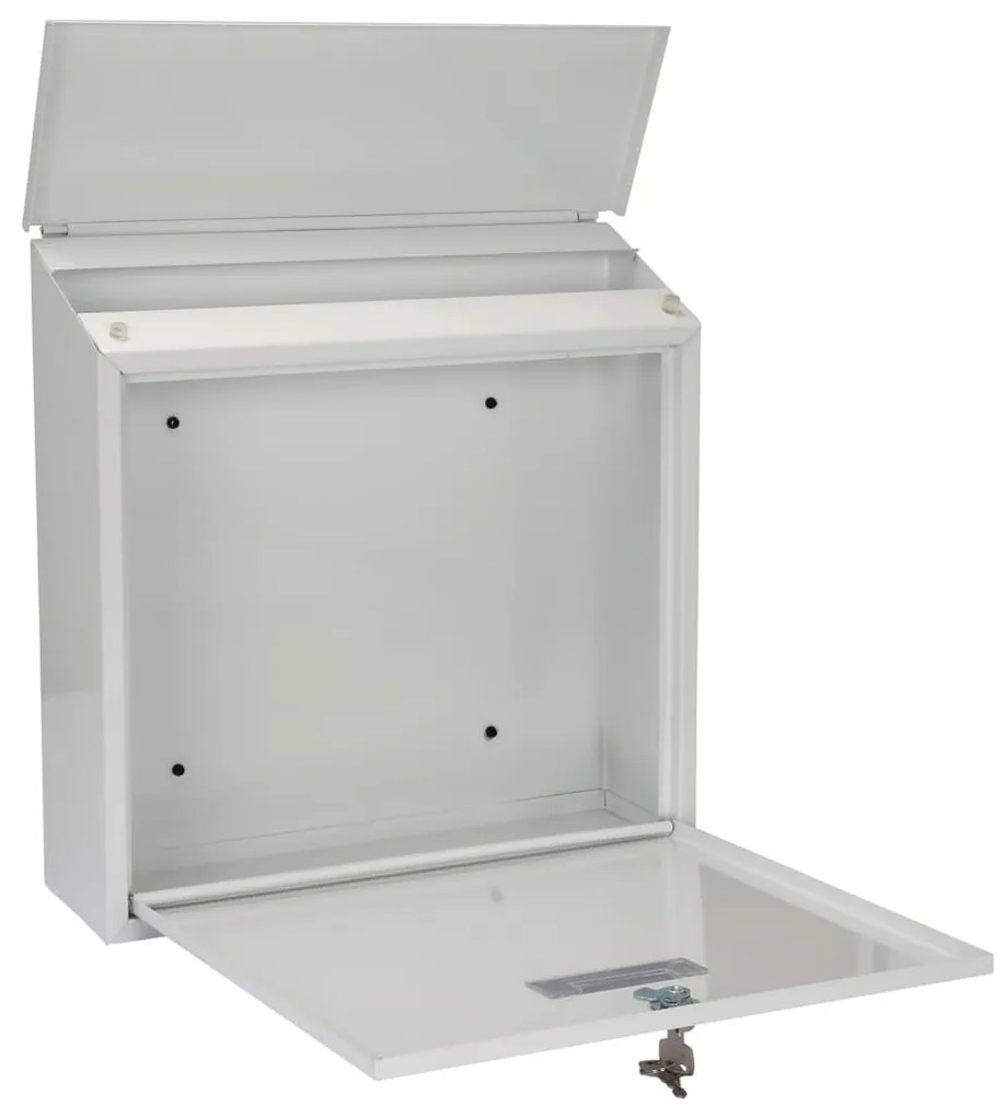 Perel 432497  Mailbox "Monaco" White