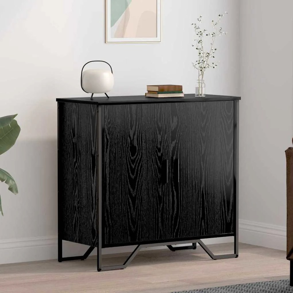 vidaXL Πλαϊνό γραφείο Μαύρη δρυς 78 x 35.5 x 74.5 εκ.