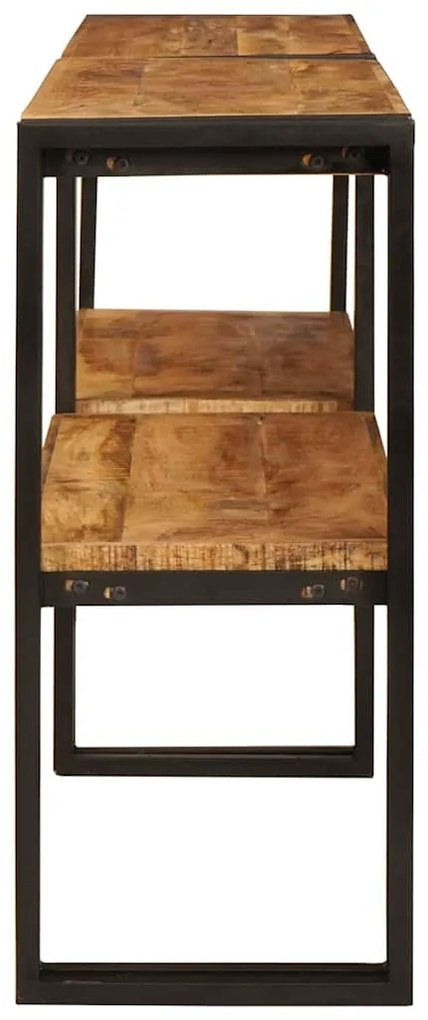 vidaXL Τραπέζι κονσόλας Καφέ 160 x 33 x 75 εκ. Μασίφ ξύλο μάνγκο
