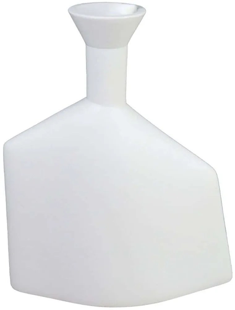 Βάζο Wazoo 033304 20x7x25,5cm White Πολυρεσίνη