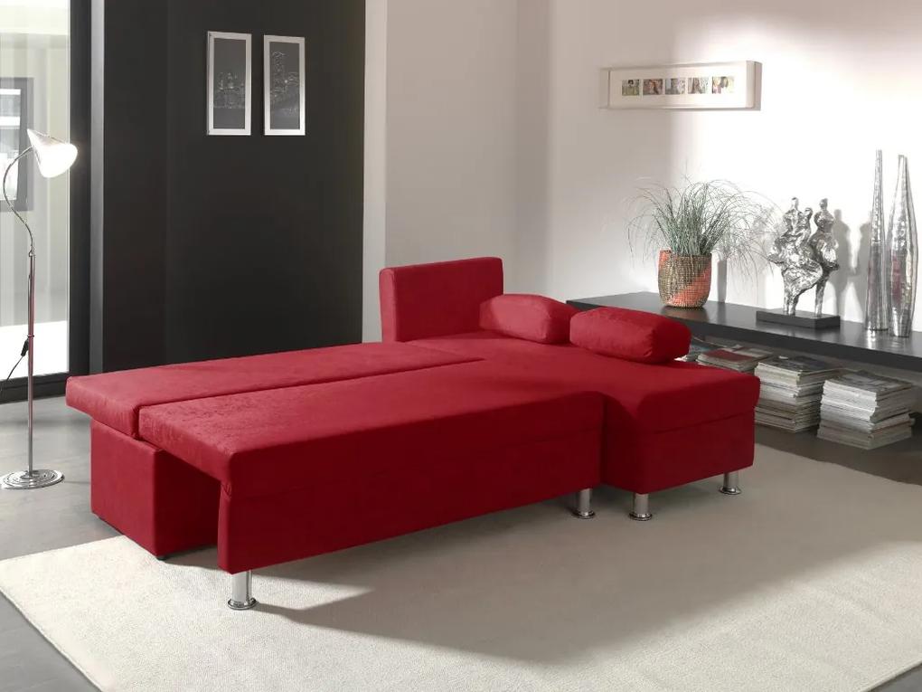 Γωνιακός καναπές Oasis-Κόκκινο