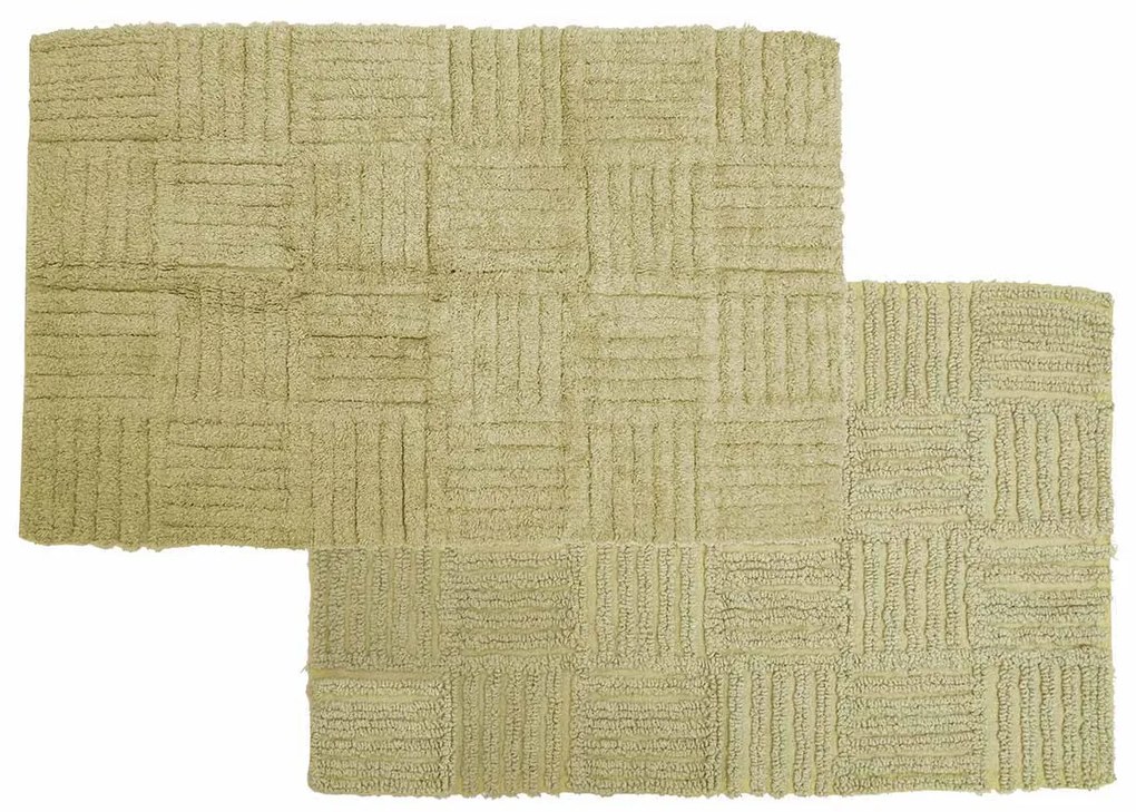 Πατάκι Μπάνιου 2 Όψεων (50x80) Anna Riska Domino Green Apple
