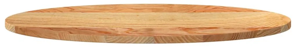 vidaXL Επιτραπέζια επιφάνεια Ανοιχτό Καφέ 80x40x2 εκ. Ξύλο Δρυός Οβάλ