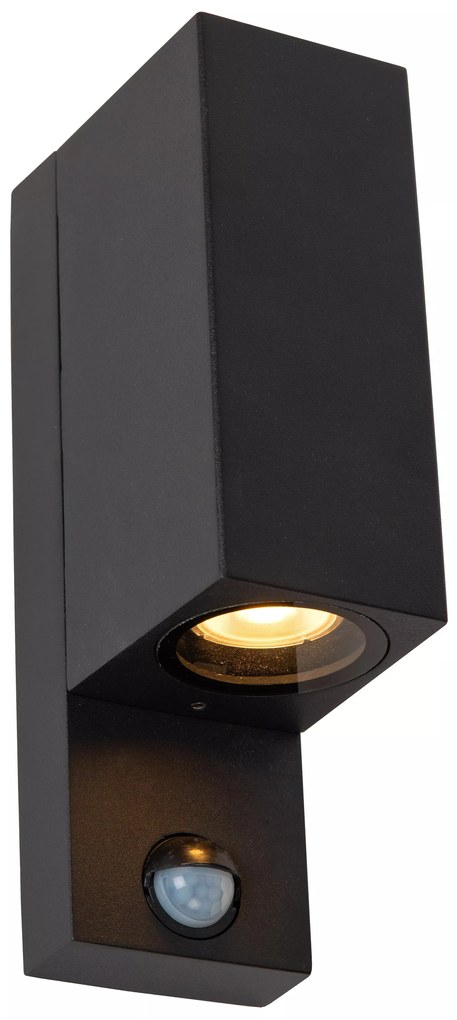 Φωτιστικό Επίτοιχο Lucide 69802-02-30 ZARO IR Μαύρο Ματ (Black Mat)
