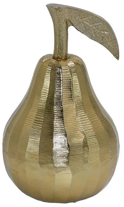ΜΕΤΑΛΛΙΚΟ ΔΙΑΚΟΣΜΗΤΙΚΟ Fylliana Pear ΧΡΥΣΟ ΧΡΩΜΑ 11x16εκ