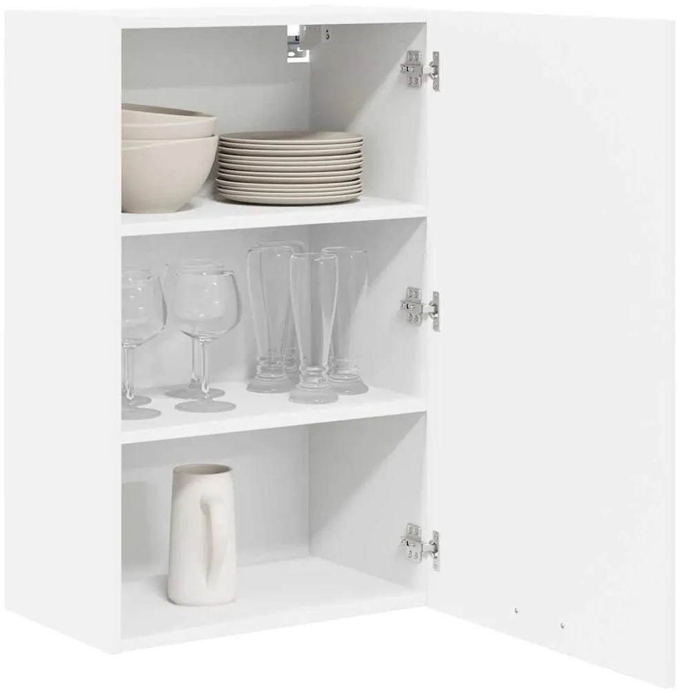 vidaXL Κρεμαστό ντουλάπι Λευκό 50 x 31 x 80 εκ. Επεξεργασμένο ξύλο