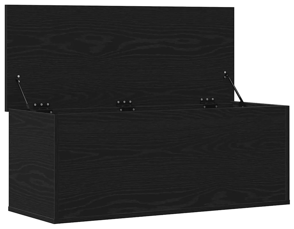 vidaXL Κουτί αποθήκευσης Μαύρη δρυς 90 x 35 x 35 cm Επεξεργασμένο ξύλο