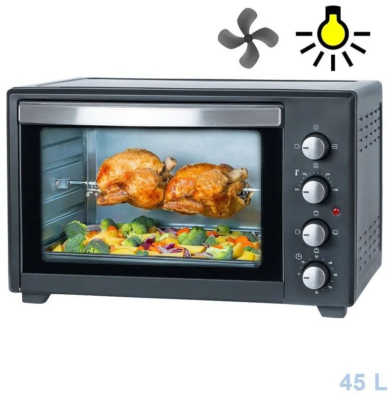 First Austria Fa-5046-1 Φουρνακι Με Αερα Και Φως 45L 2000W