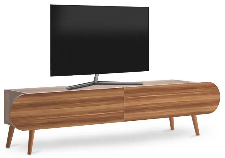 Megapap Έπιπλο Τηλεόρασης Lotus Από Μελαμίνη Καρυδί 120x30x40εκ.