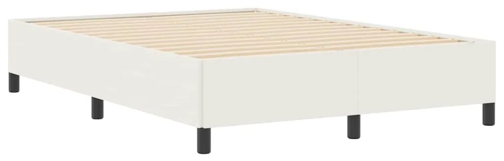 vidaXL Σκελετός Κρεβατιού Κρεμ 140 x 200 cm Βελούδο