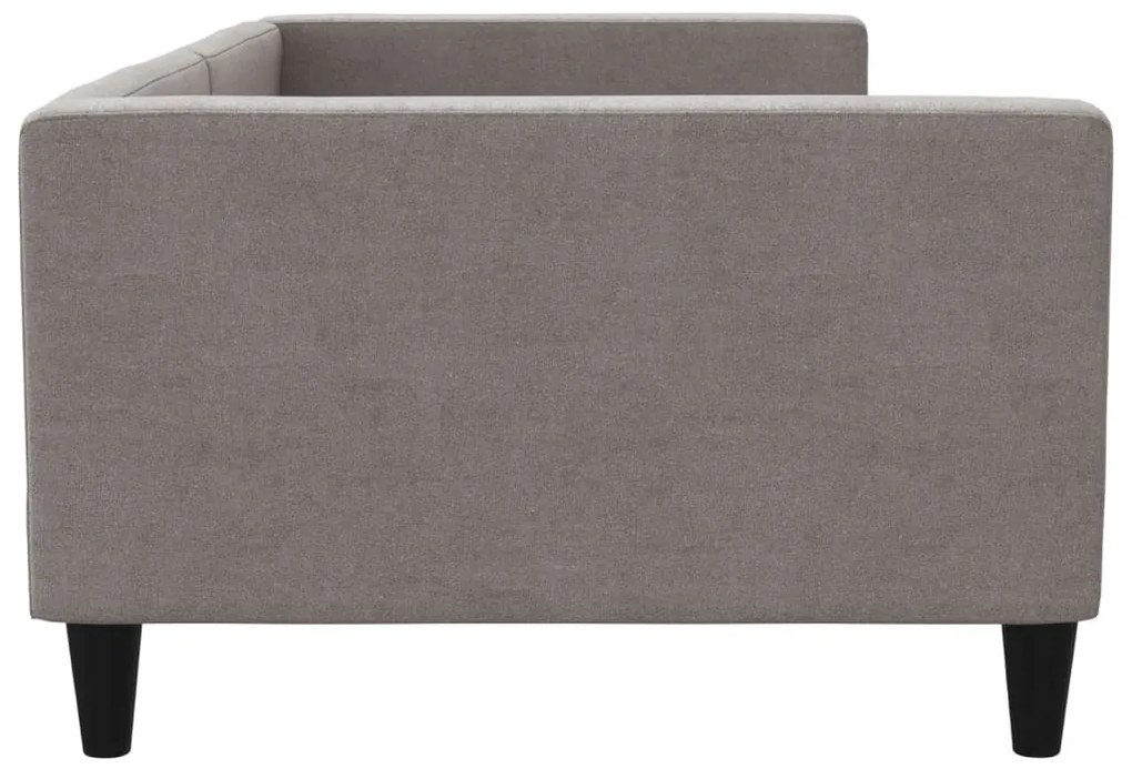 vidaXL Καναπές Κρεβάτι Taupe 100 x 200 εκ. Υφασμάτινος