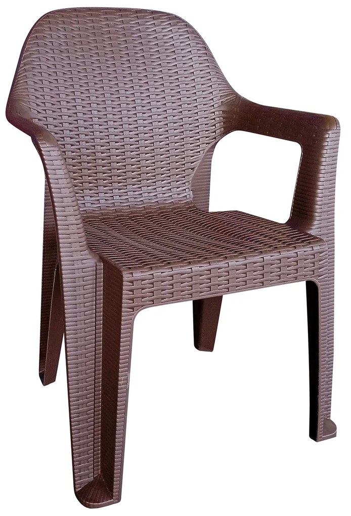 Καρέκλα Κήπου ArteLibre POLO Καφέ Πλαστικό 60x47x85cm-14720036