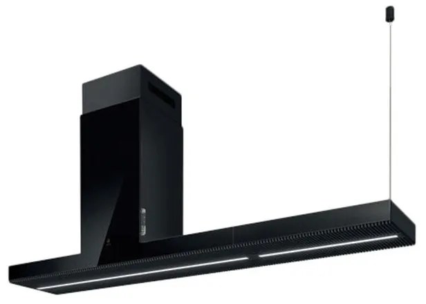 Elica Haiku Island BL/A/180 Απορροφητήρας Νησίδα 180cm Μαύρος
