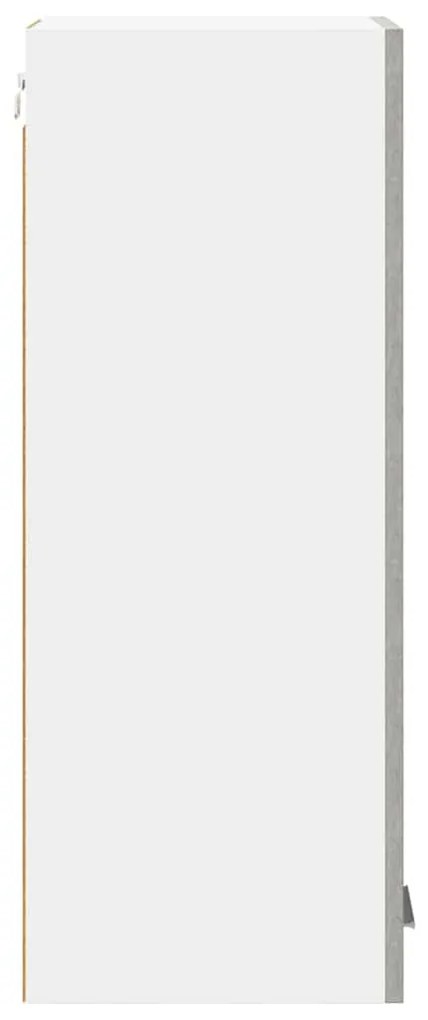 vidaXL Κρεμαστό ντουλάπι Σκυρόδεμα Γκρι και Λευκό 30 x 31 x 80 εκ.