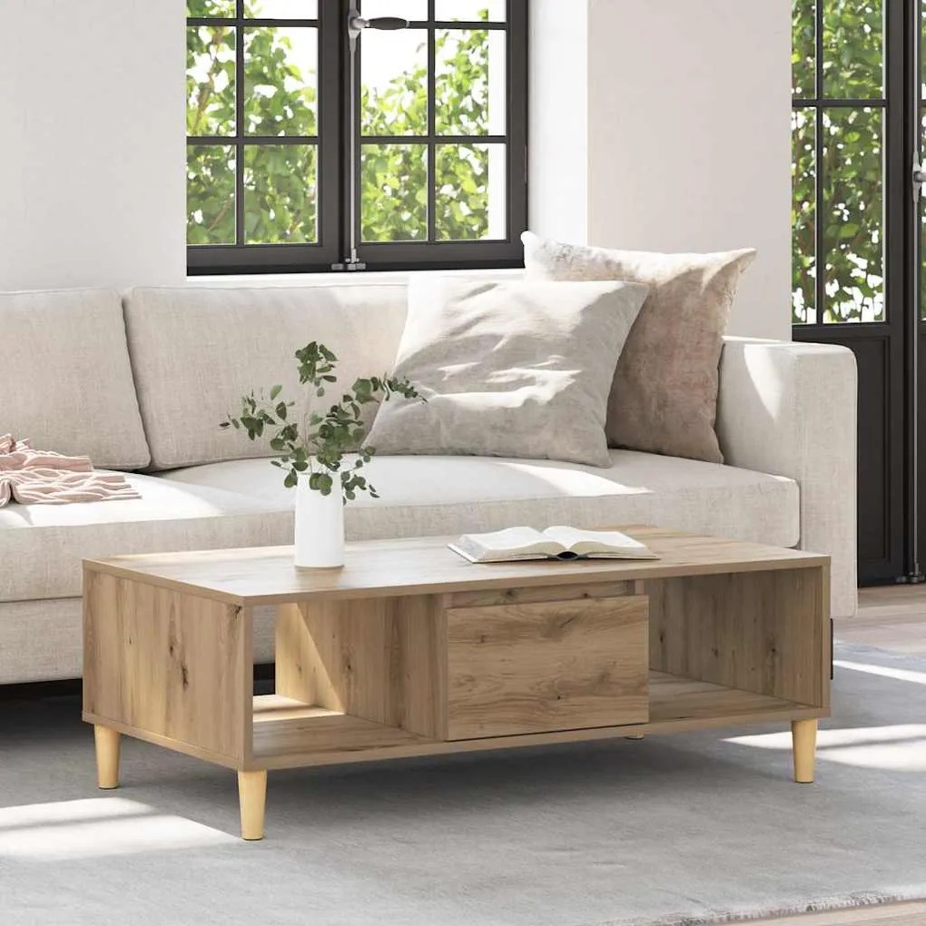 vidaXL artisan δρυς 103.5 x 60 x 35 εκ Επεξεργασμένο ξύλο