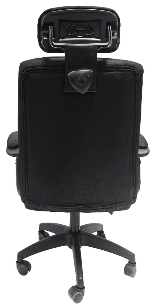 ΚΑΡΕΚΛΑ ΓΡΑΦΕΙΟΥ NIMBLE HM1199.11 ΜΑΥΡΟ ΥΦΑΣΜΑ-ΜΑΥΡΟΣ ΣΚΕΛΕΤΟΣ &amp; ΒΑΣΗ 59x64x122Υεκ