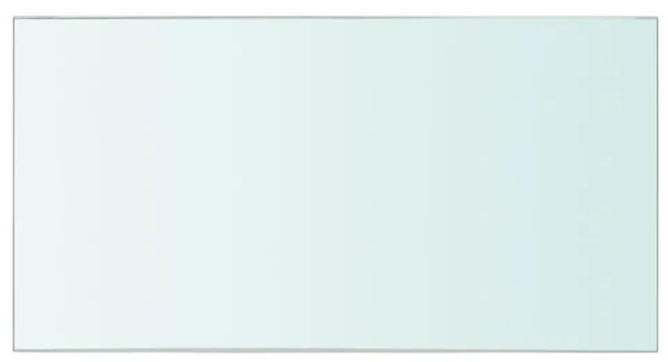 Ράφια Πάνελ 2 τεμ. Διάφανα 30 x 12 εκ. Γυάλινα - Διαφανές