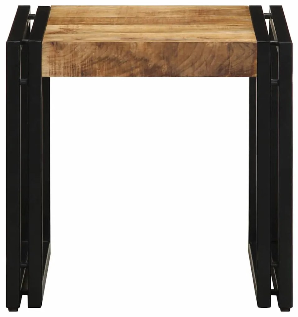 vidaXL Τραπεζάκι σαλονιού Καφέ 40 x 40 x 38 cm Στερεό ξύλο μάνγκο