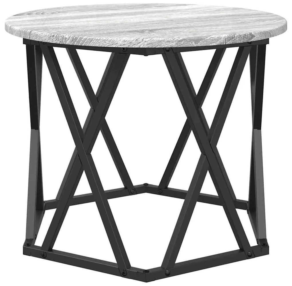 vidaXL Κομοδίνο Μονάδας 3 pcs Γκρι sonoma 53 x 53 x 40 cm