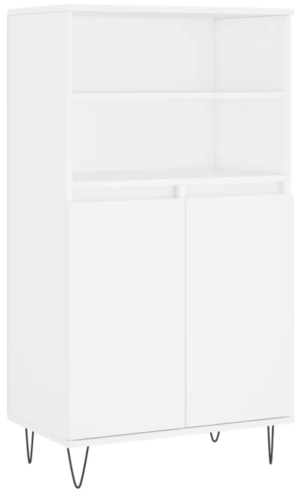 vidaXL Ντουλάπι Λευκό 60 x 36 x 110 εκ. από Επεξεργασμένο Ξύλο