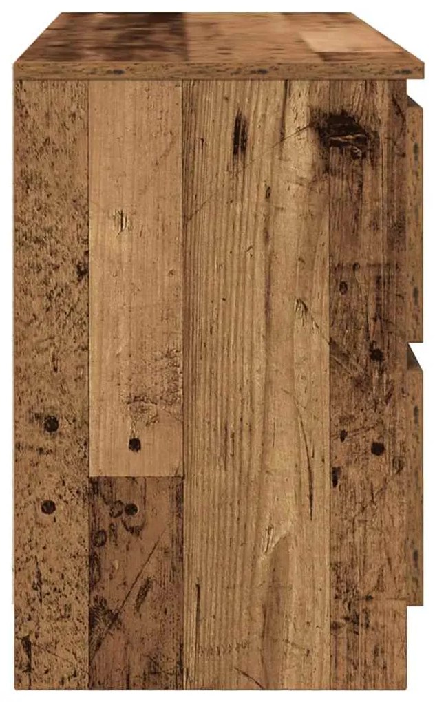 vidaXL Έπιπλο Τηλεόρασης Όψη Παλαιού Ξύλου 100x35x54 εκ. Επεξ. Ξύλο