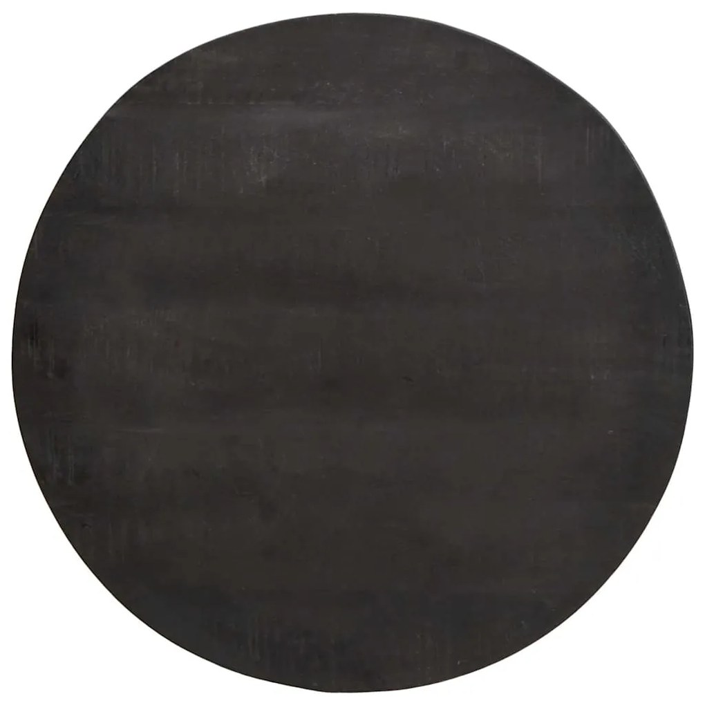 vidaXL Τραπεζάκια Καφέ Στερεών 3 pcs Μασίφ ξύλο μάνγκο και χάλυβας