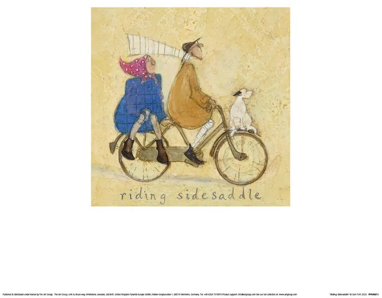 Εκτύπωση τέχνης Sam Toft - Riding Sidesaddle