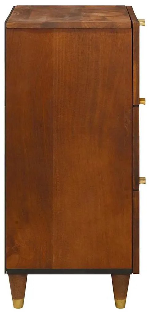 vidaXL Πλαϊνό γραφείο με συρτάρι Καφέ 40 x 33.5 x 75 εκ