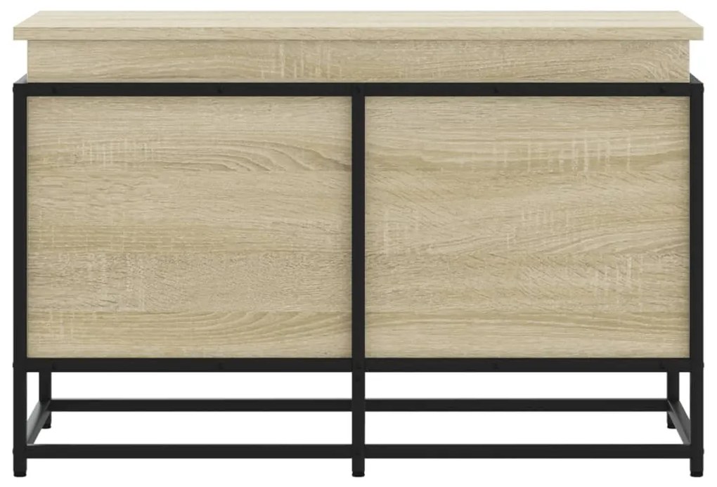 Κουτί Αποθήκευσης με Sonoma Δρυς 80x40x51,5 εκ. Επεξ. Ξύλο - Καφέ