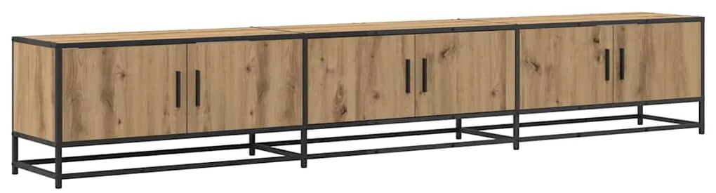 vidaXL Ντουλάπι TV artisan δρυς 240 x 35 x 41 εκ Επεξεργασμένο ξύλο