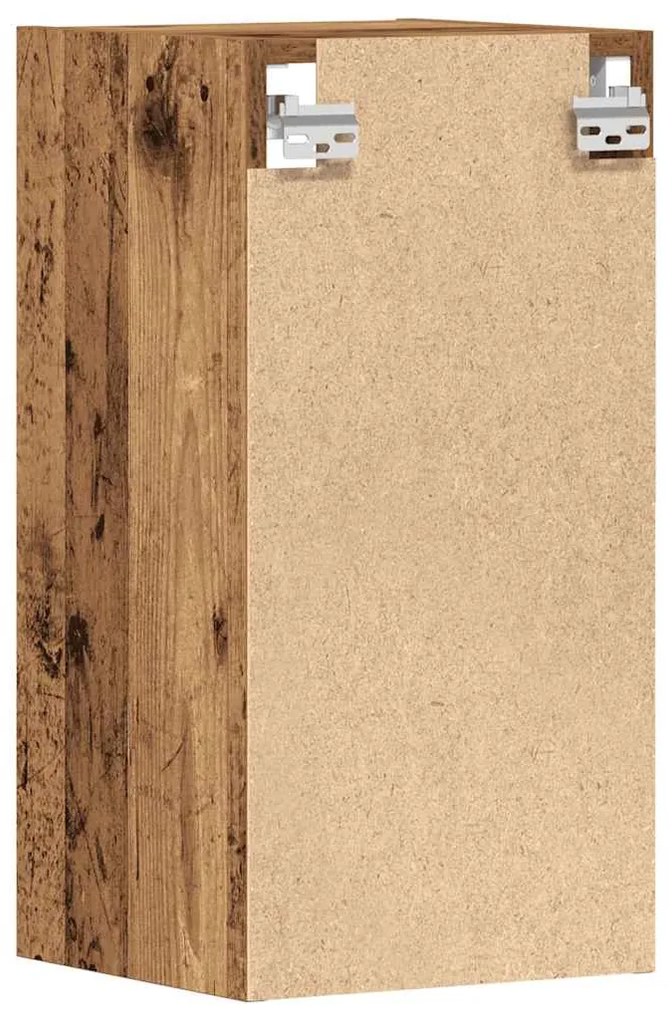 vidaXL κρεμαστό ντουλάπι Riga Παλιό ξύλο 30x29,5x60 cm