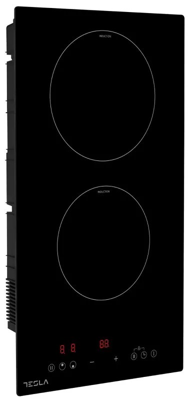 Tesla HI3201MB, 3500W, 9 στάδια, Χρονοδιακόπτης, Προστασία παιδιών, Ένδειξη υπολειπόμενης θερμότητας, Μαύρο